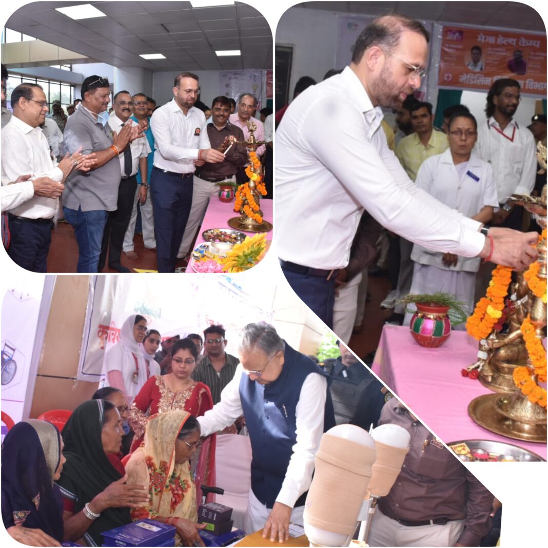 Mega Health Camp in Rajnandgaon Benefits 2,156 Patients on PM Modi’s 75th Birthday