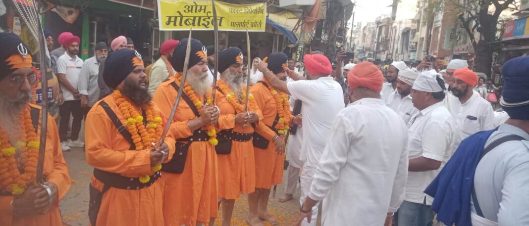 City Congress Extends Warm Welcome to Shaheedi Yatra Honoring Guru Tegh Bahadur Ji