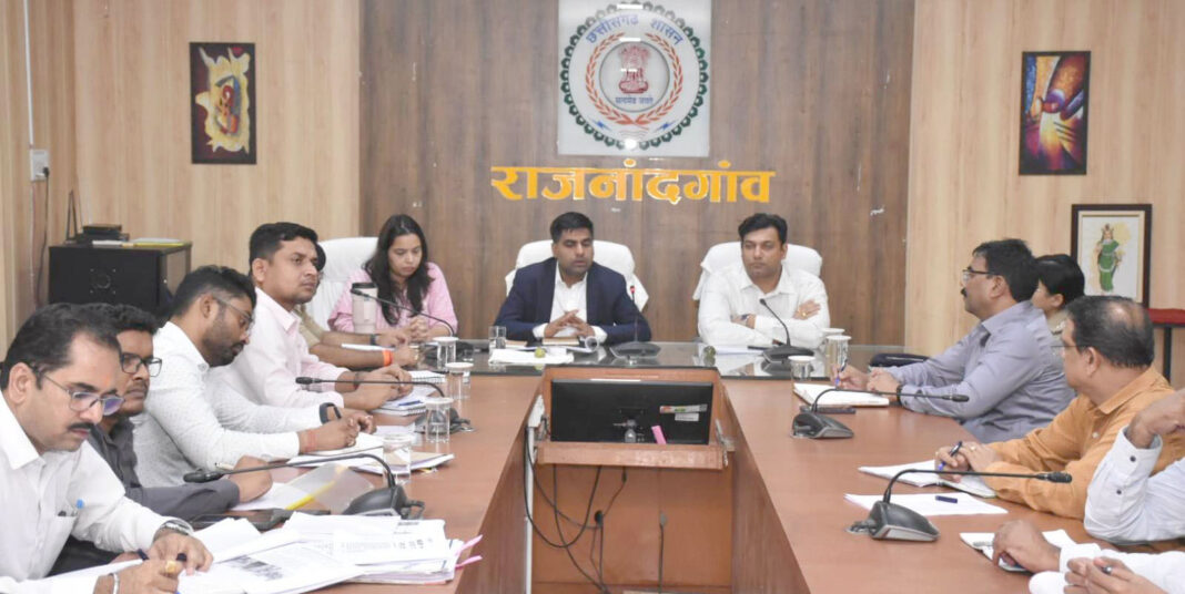 Collector and SP Chair District Road Safety Committee Meeting in Rajnandgaon