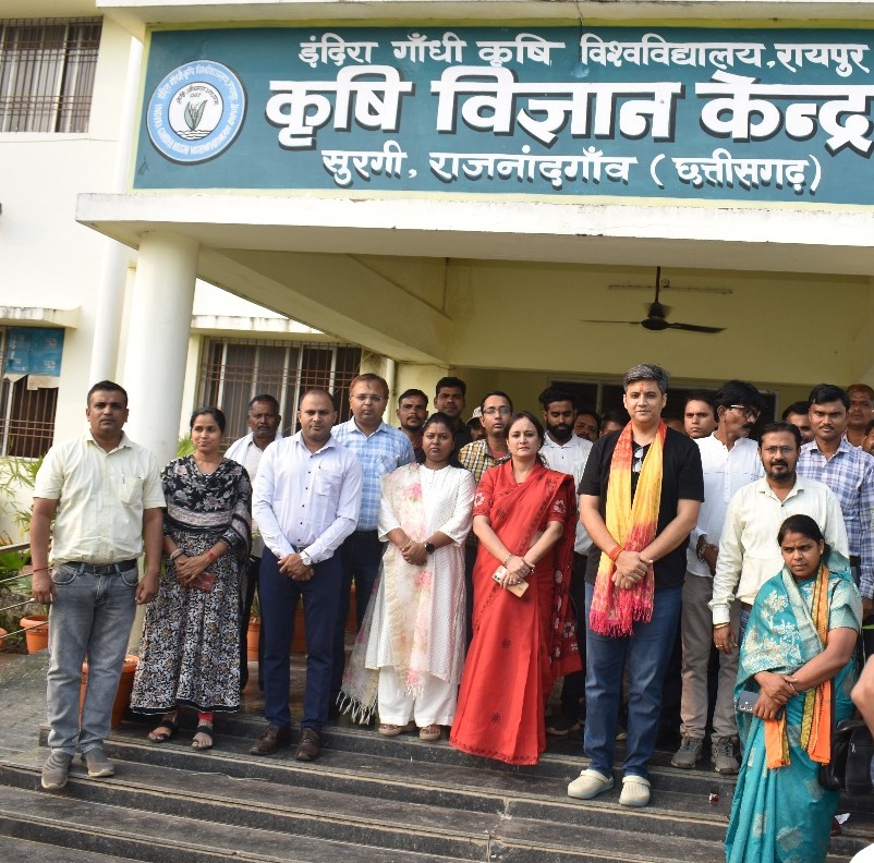 Field Day Celebrated at Krishi Vigyan Kendra Surgi: Farmers Learn About Advanced Vikram-TCR Rice Variety