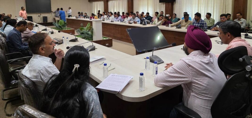 District-Level Review Meeting of Health Department Held in Rajnandgaon