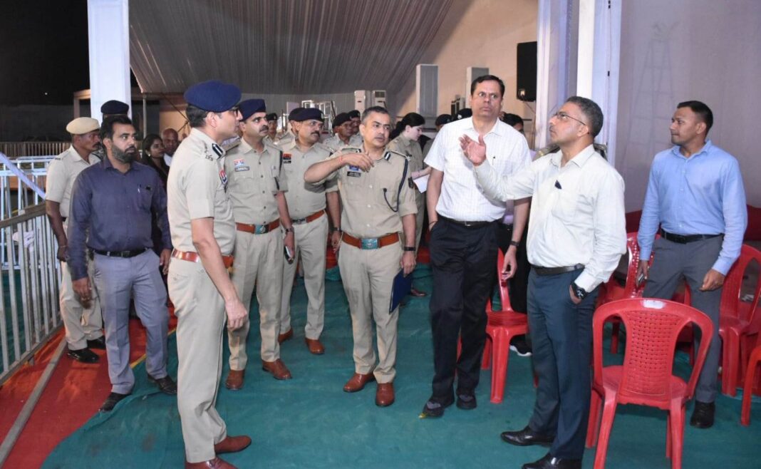 Vice President C.P. Radhakrishnan’s Upcoming Visit: Divisional Commissioner and I.G. Inspect Preparations at Rajnandgaon