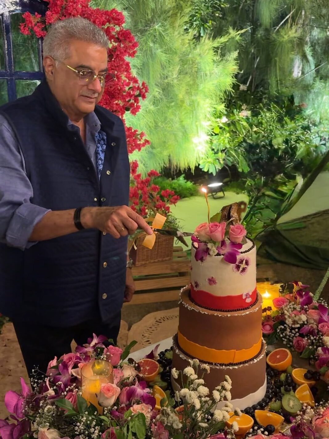 Heartwarming Moments from Boney Kapoor’s Intimate 70th Birthday Bash