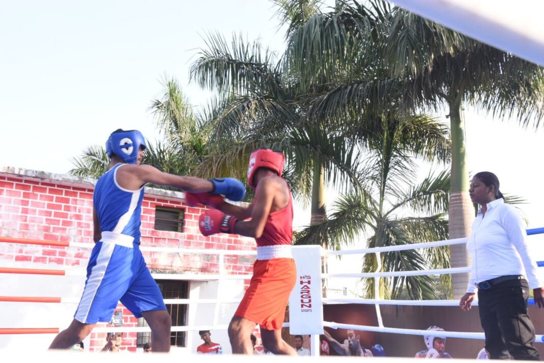School Education Minister Gajendra Yadav Inaugurates Newly Built Boxing Ring and Archery Range in Rajnandgaon