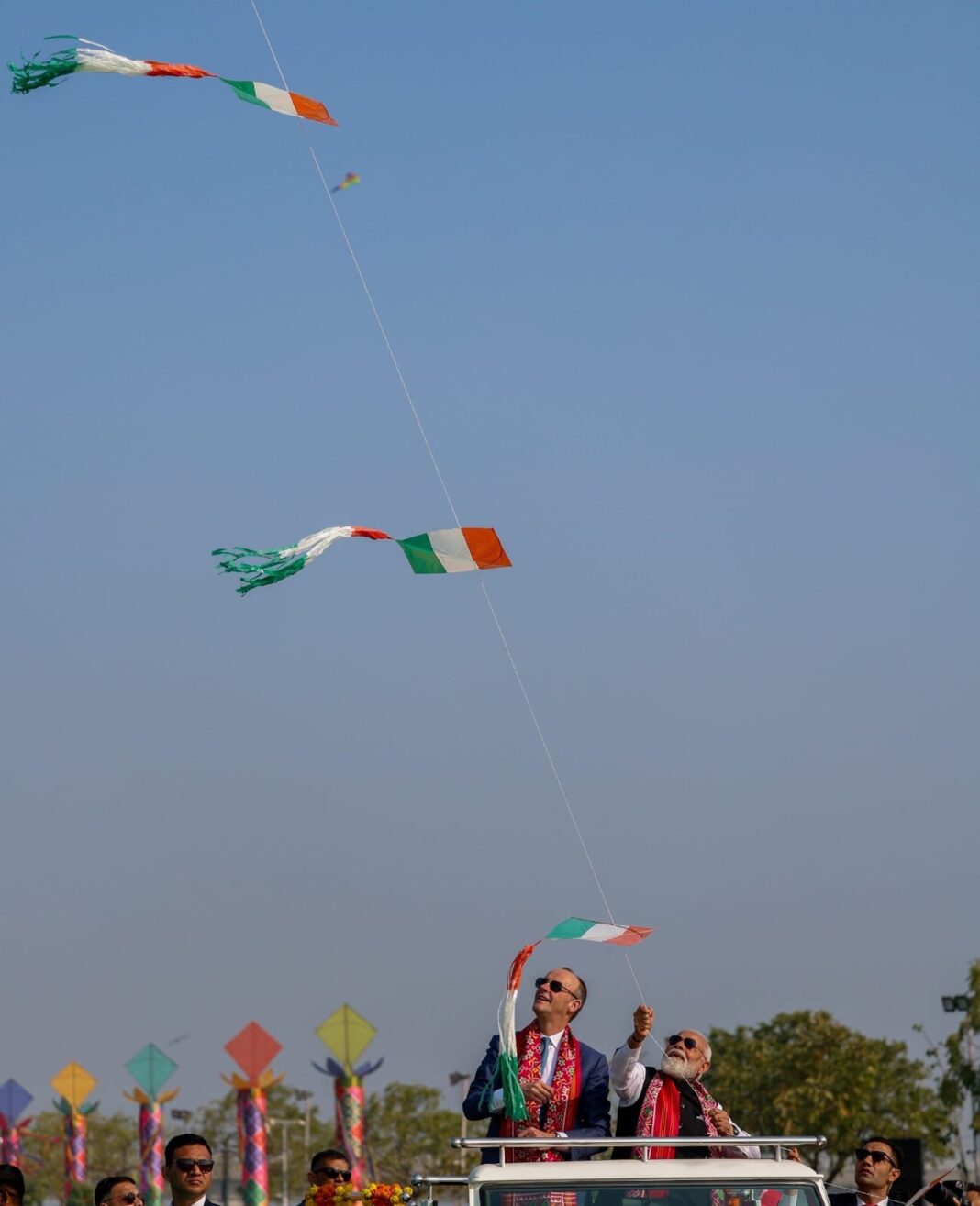 PM Modi and German Chancellor Friedrich Merz Soar High with Kites at Ahmedabad’s Vibrant International Kite Festival