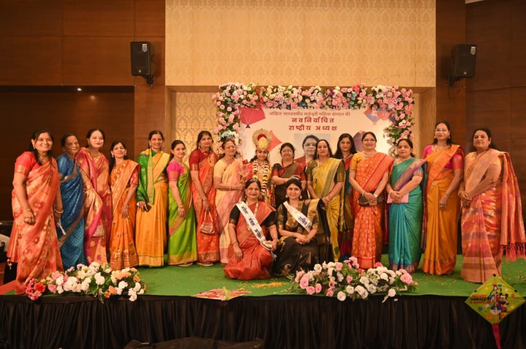 Maheshwari Mahila Mandal Extends Grand Welcome to National President Jyoti Rathi in Rajnandgaon