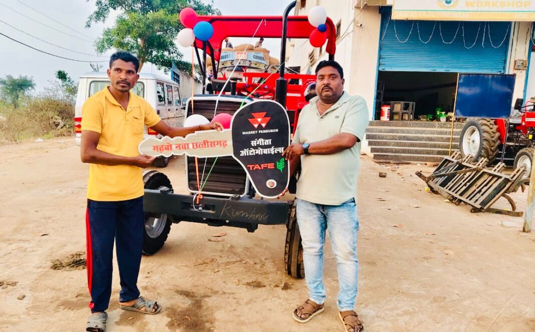 Hope Harvested Under Naxal Shadow: Bastar Farmer Buys Tractor After Selling Paddy