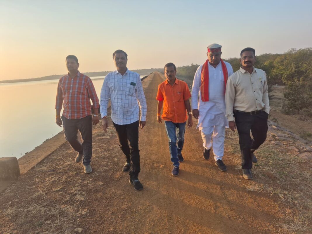 Mayor Inspects Mohara Shivnath River and Matiyamoti Reservoir to Review Summer Water Preparedness