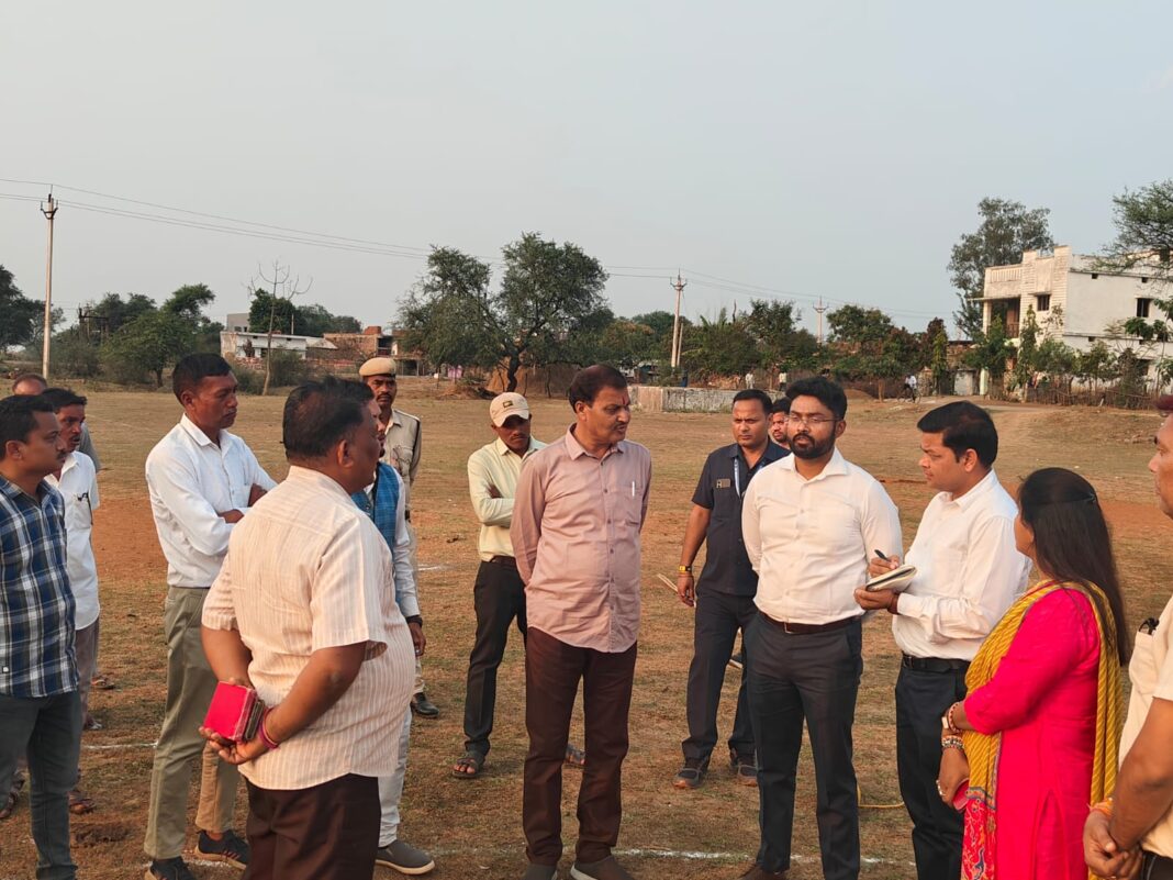 Mayor Madhusudan Yadav Inspects Kabirmath Dham Ahead of Chief Minister’s Visit