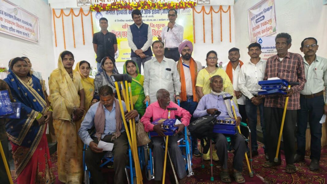 270 Senior Citizens Receive Assistive Devices in Rajnandgaon