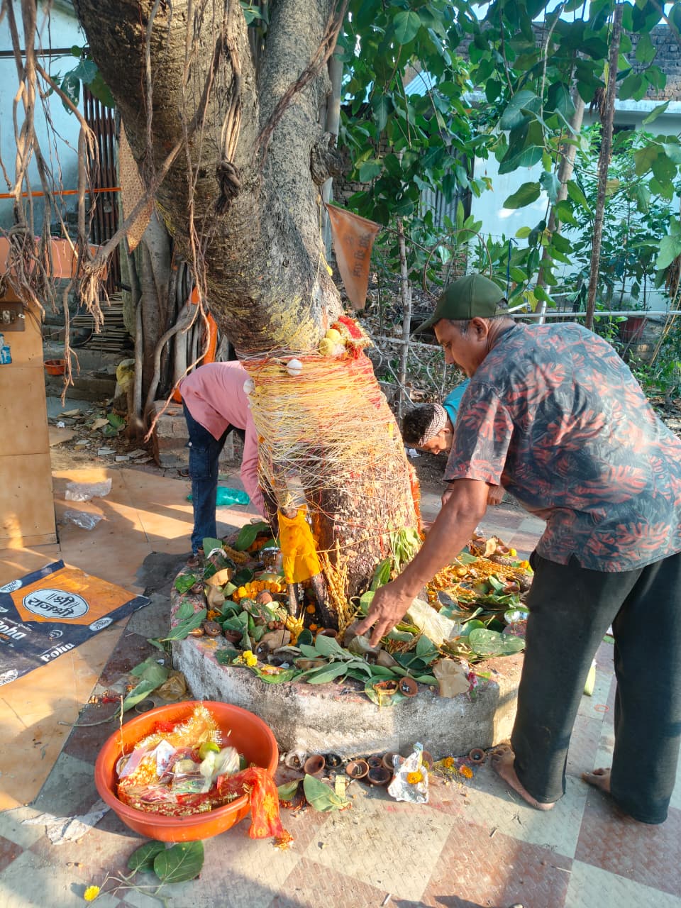 Vat Savitri Puja Observed with Devotion at Ramdev Baba Temple Till Late Evening
