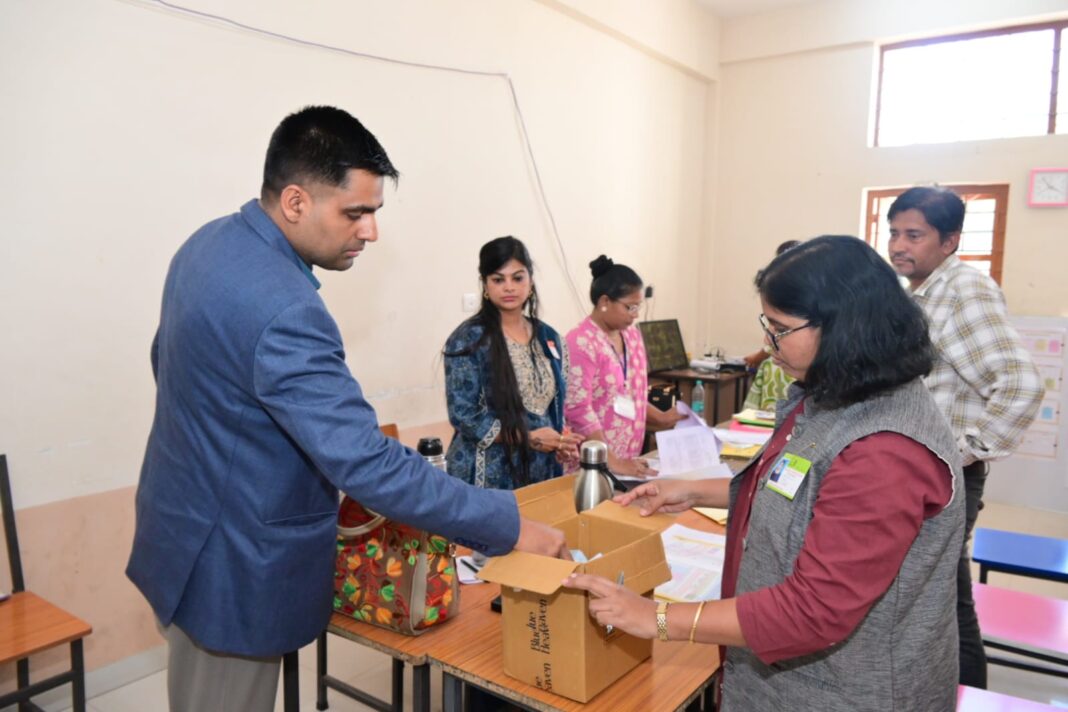 NEET-2026 Examination: Collector Conducts Surprise Inspection of Centres in Rajnandgaon
