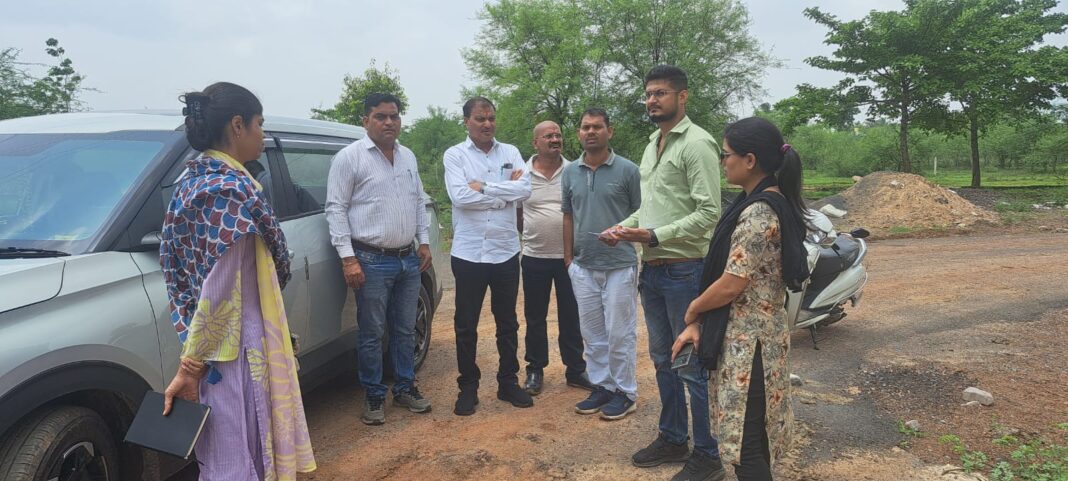 Mayor Inspects Under-Construction PMAY Housing Project at Mohara