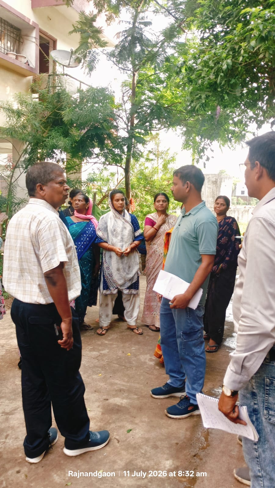 Municipal Commissioner G.R. Markam Reviews Water Supply, Sanitation and Infrastructure Works in Rajnandgaon