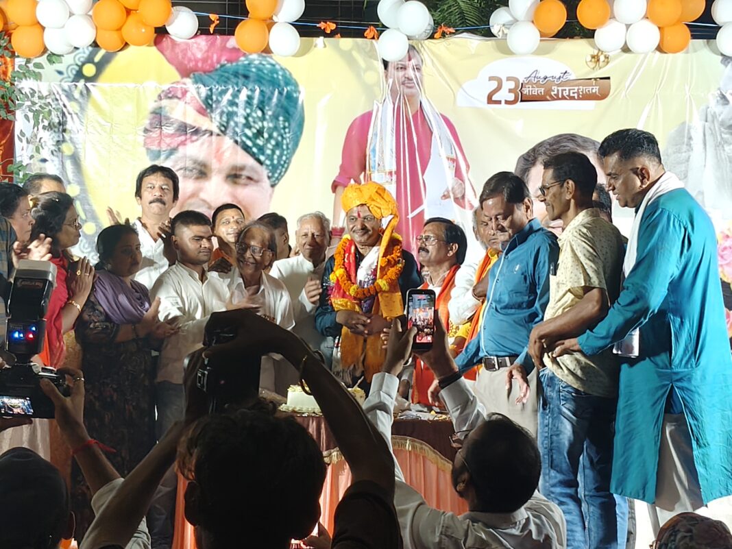 Mayor Madhusudan Yadav’s Birthday Turns Memorable with Grand Welcome in Nandai