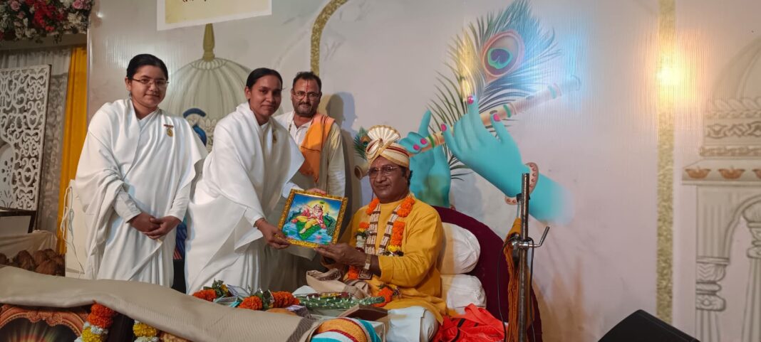Krishna Raslila Captivates Devotees on Sixth Day of Shrimad Bhagwat Katha in Rajnandgaon