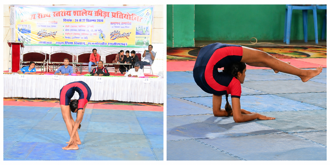 Raipur Division Clinches Overall Championship at 26th State-Level School Sports Competition