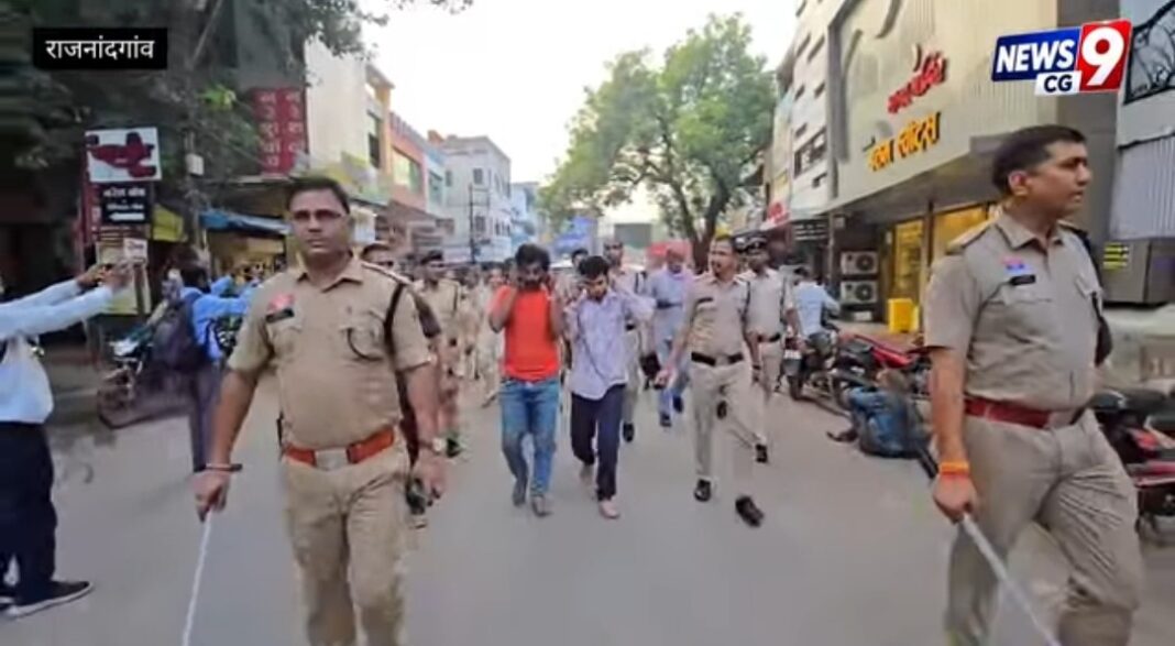 Rajnandgaon Police March Cow Slaughter Case Accused Through City, Make Them Perform Sit-Ups
